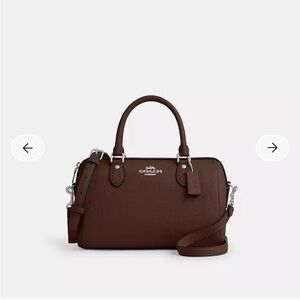 NWT Coach Rowan Satchel Bag in Maple